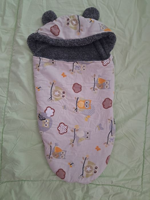 Чувалче за бебе от 0 до 3 месеца за есенно-зимния сезон