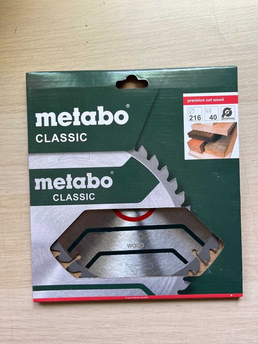 Panza pentru fierastrau circular Metabo pentru lemn, 216mm