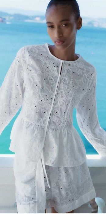 Zara  памучен комплект нов