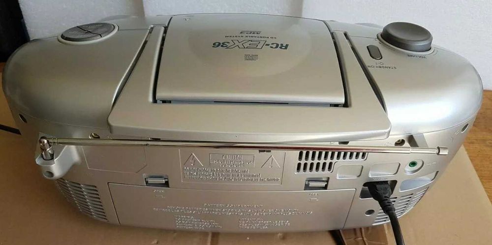 JVC RC-EX36S, MP3 Stereo Radio Cassette Recorder Tuner/CD/Tape