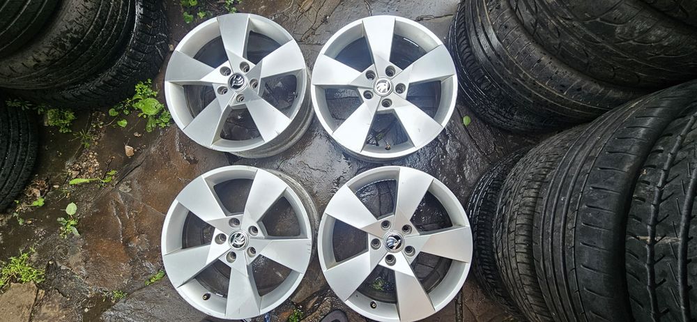 5/112/17 skoda octavia superb оригинални джанти 17 цола за шкода октавиа 17