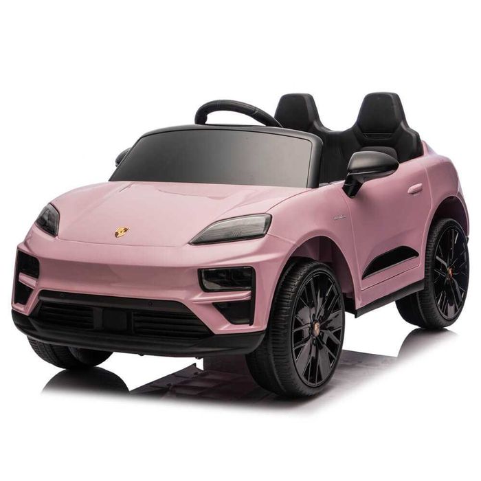 Masinuta electrica pentru copii Porsche Macan Turbo, numar inmatriculare personalizat, roti cauciuc EVA, mp3 player Bluetooth, suspensii fata – spate