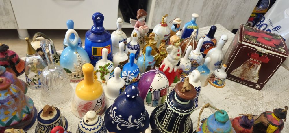 VĂND/SCHIMB colectie clopotei ornamentali+turistici ceramici. 8 poze