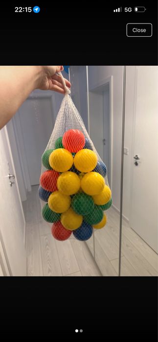 Țarc de joaca  nou sigilat + sac de mingi incluse