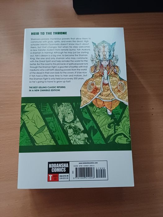 Shaman King primul volum manga 3-in-1
