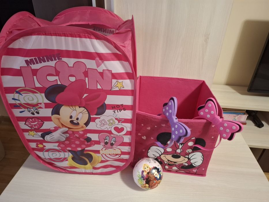 Lot 2 cutii / cosuri depozitare jucarii