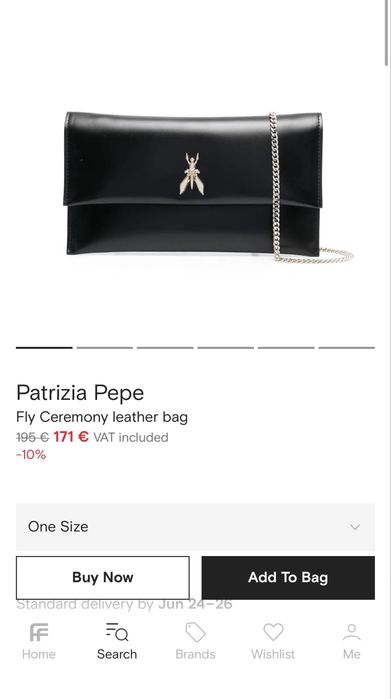 Чисто нова чанта клъч Patrizia Pepe