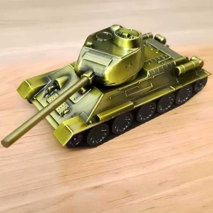 Macheta tanc metalica T34-85 scara 1:43 16 cm