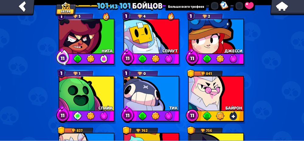 Аккаунт бравл старс