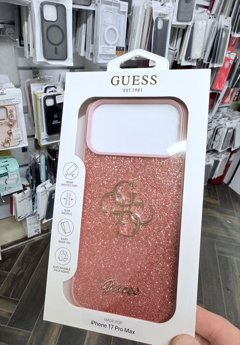 Iphone 17 pro max Оргинални Калъфи на Guess