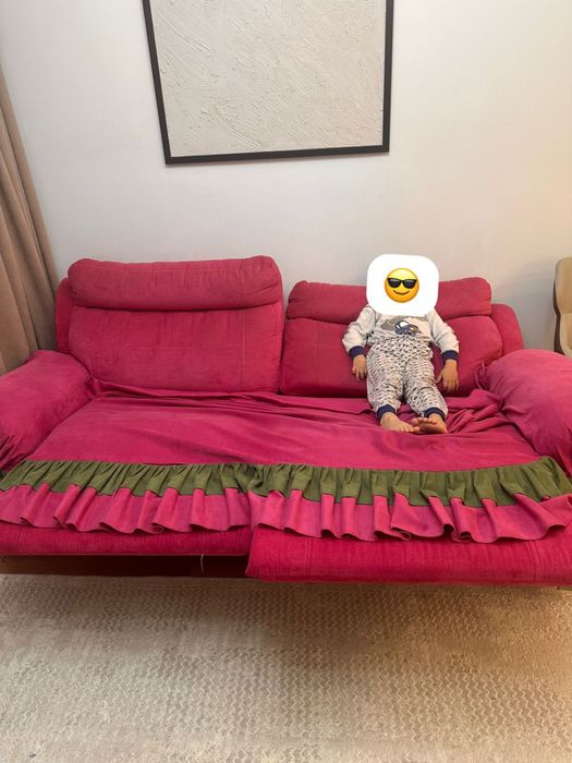 Диван с механизмом реклайнер