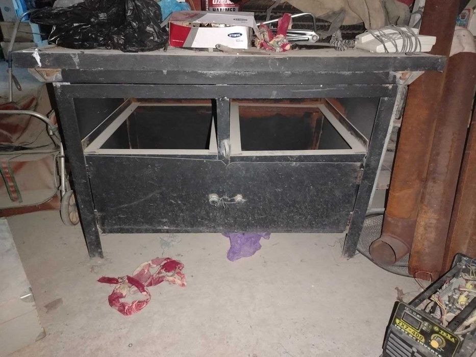 Верстак металлический, советский, б/у