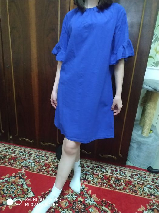 Платье цвет электро