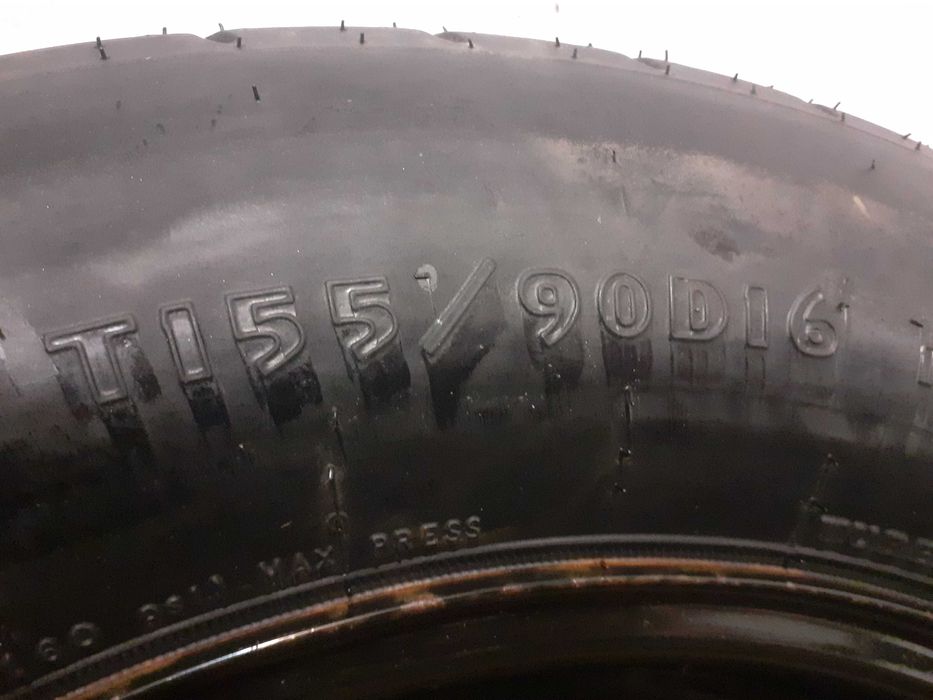 Roata de Rezerva Slim Toyota   MAzda Nissan Renault 155 90 R16 5x114.3