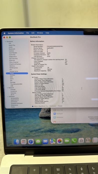 Macbook Pro 14' M4 PRO 512 24 RAM 35 цикъла