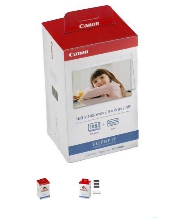 Kit Canon KP-108IN Ribon + 108 coli foto 10x15cm