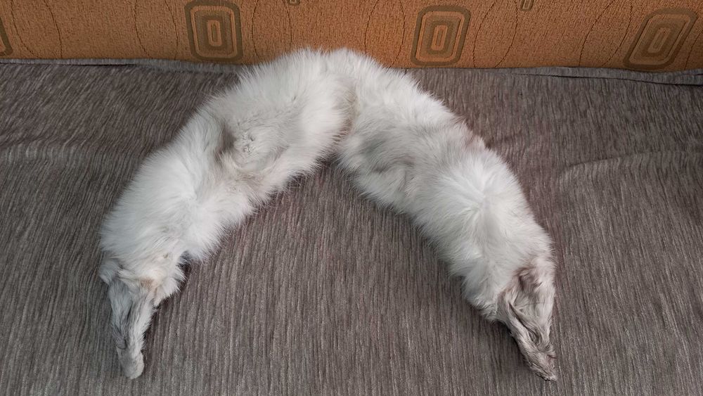 Caciula si Guler BLANA NATURALA, separat sau impreuna