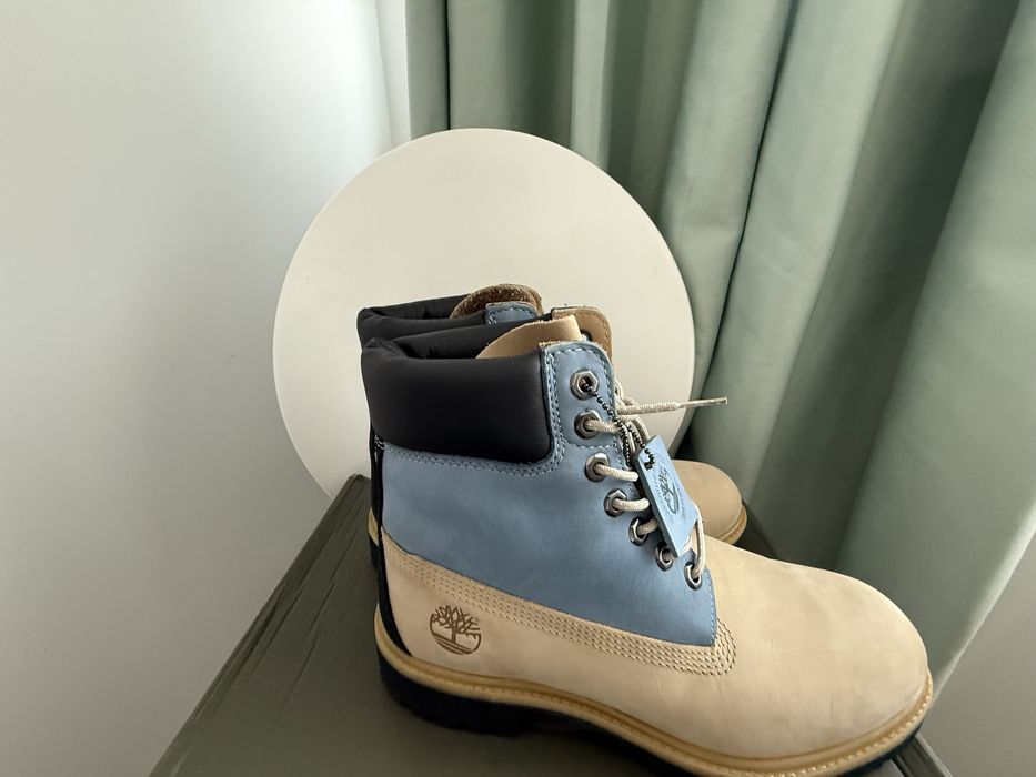 Bocanci Timberland impermeabili de piele nabuc