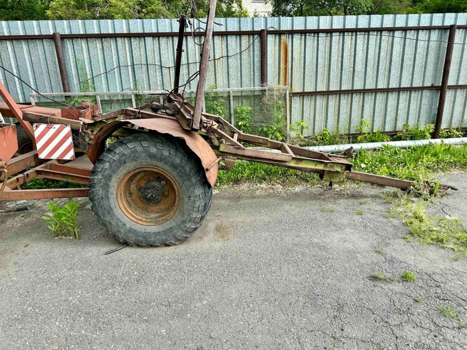 Прицеп роспуск для перевозки опор и труб