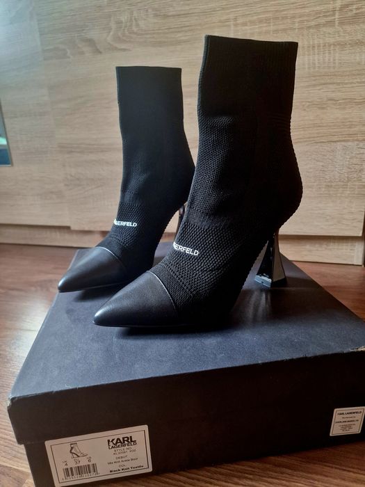 Плетени боти Karl Lagerfeld