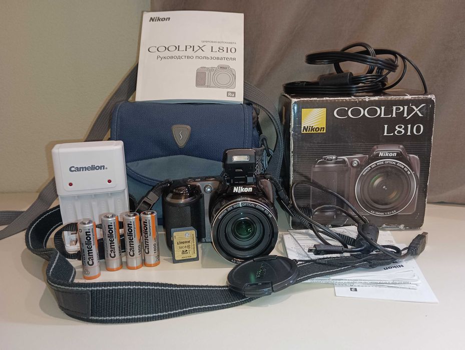 Nikon L810 полный комплект