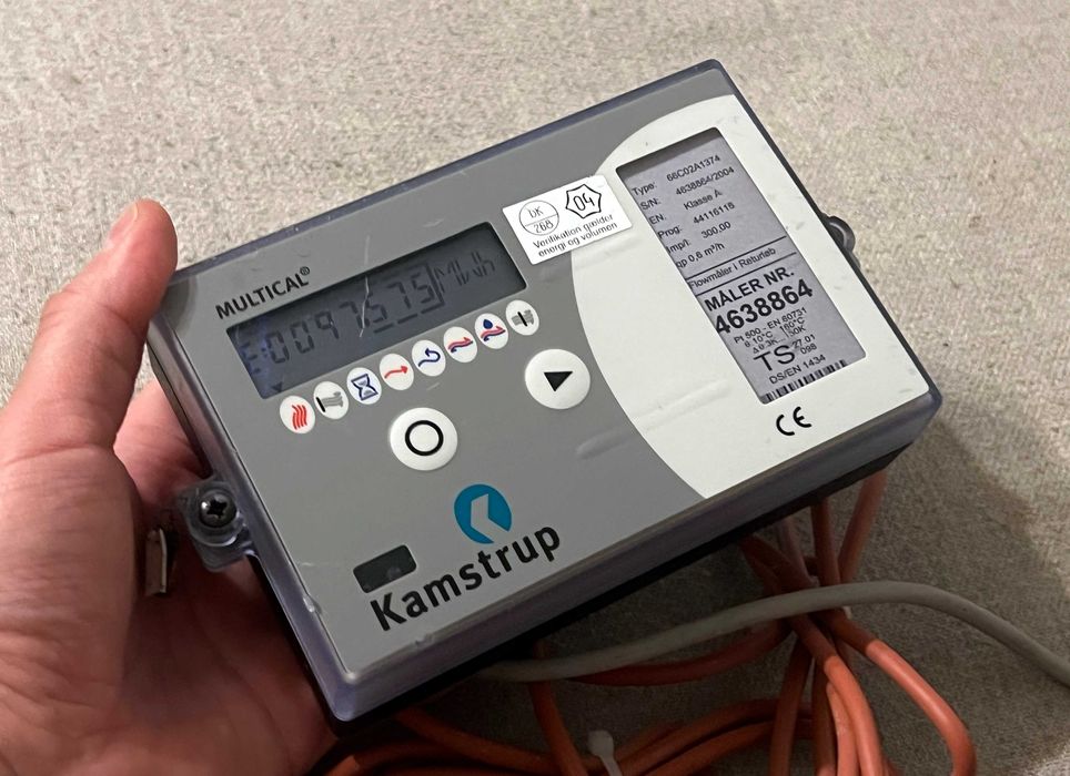 Contor energie termică Kamstrup Multical cu senzori temperatură