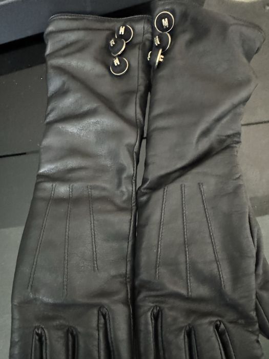 Кожени ръкавици Elisabetta Franchi