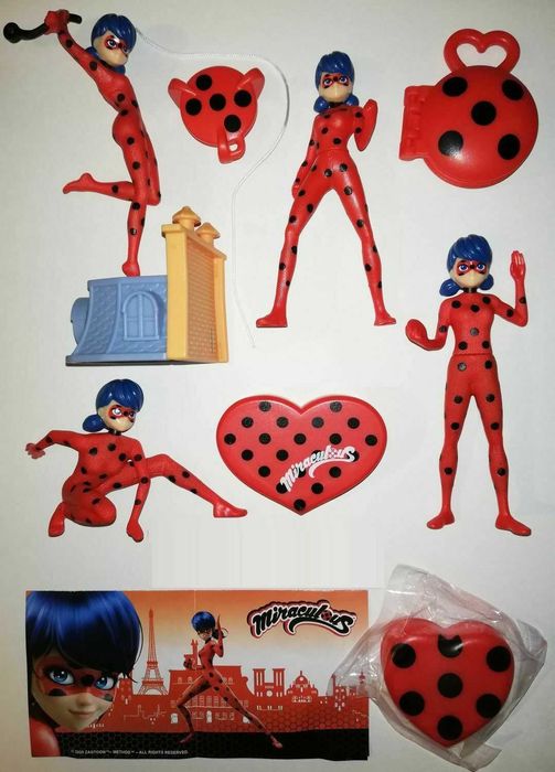 Макси фигурки на Kinder от Калинката и Черния котарак - Miraculous