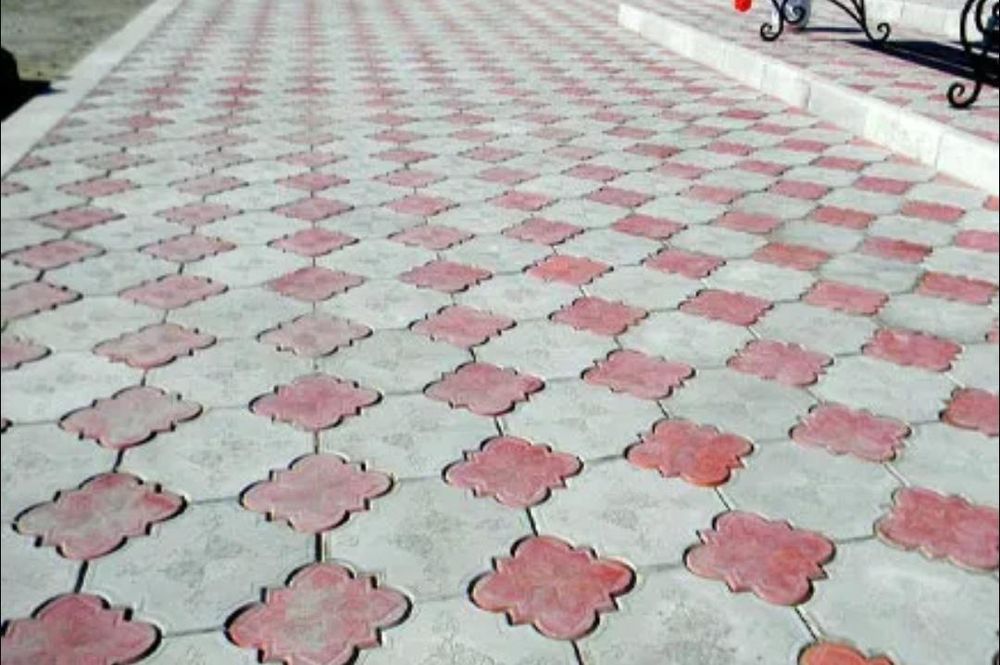 Укладка брусчатки.