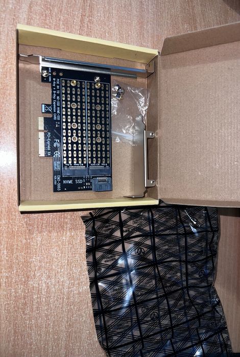 M2 SSD to PCI Express 3.0 4x adapter