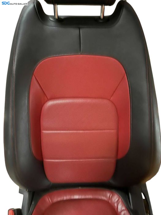 Scaun Stanga Fata Sofer Piele Rosu Negru Jaguar XF X260 2015 - 2024 [B4764]