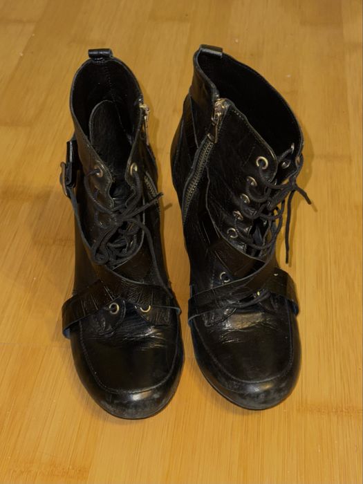 Botine de piele naturala 38