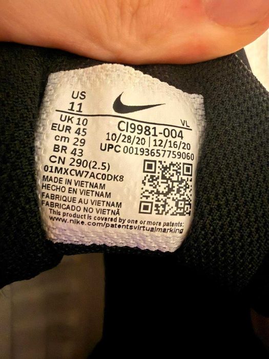 Nike Performance DOWNSHIFTER 10 black/white, marimea 45