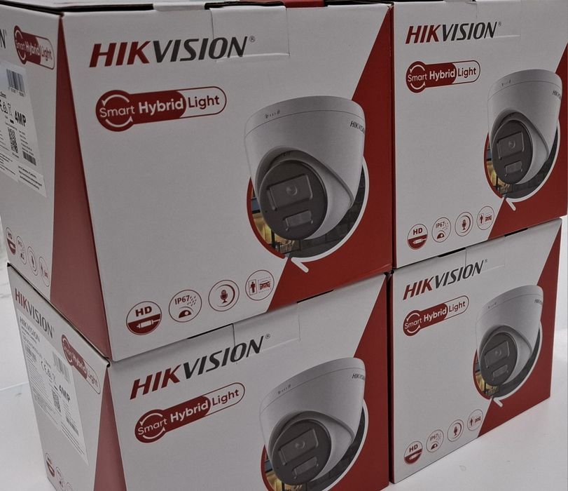 4MP Hikvision IP камери куполна/ булет dual light audio human det.