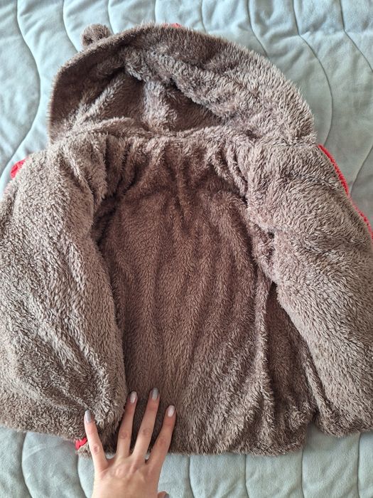 Зимно детско яке с качулка