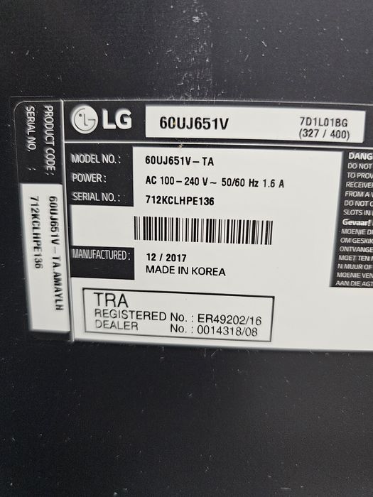 Срочно продам LG 60 Smart TV Экран разбитый.
ЬюSmart