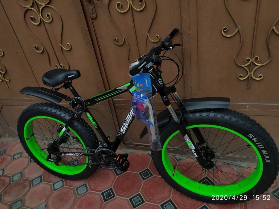 Новий велосипед SKILMAKS 26 размер широкий балон