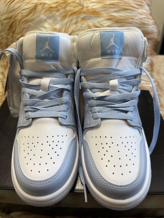 Adidasi Air Jordan 1 Mid Blue Whisper / Light Blue – Mărimea 39