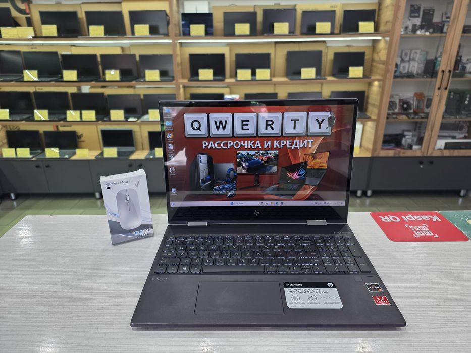 Сенсорный HP Envy (Ryzen 5 3500u, 16 Gb DDR4)