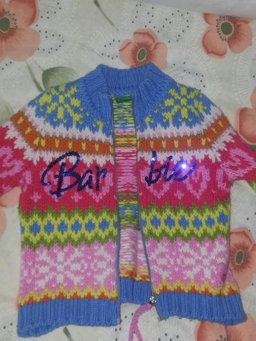 Дебела жилетка бенетон