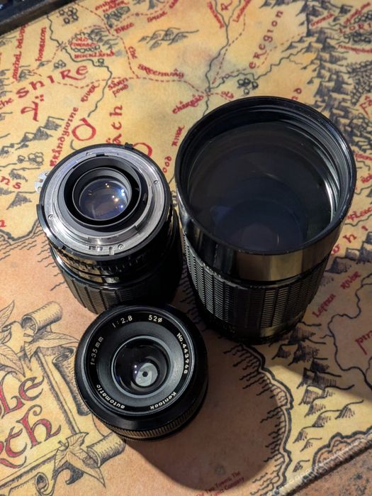 Lot obiective vintage montura Nikon F