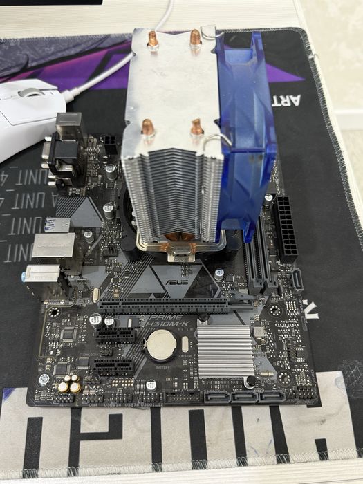 Материнская плата + процессор + кулер