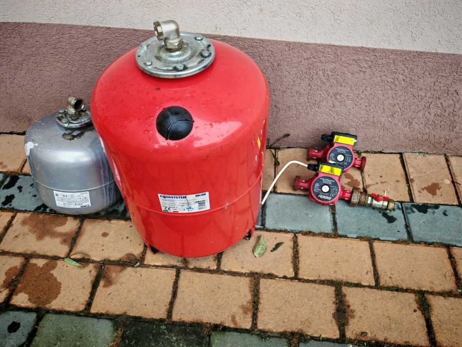 Vand boiler, vas expansiune si pompa Ferro