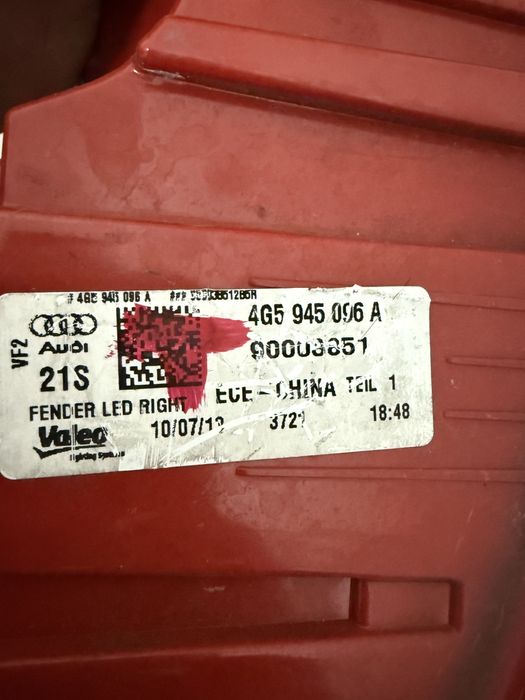 Стопове стоп Audi A6 C7 седан Ауди А6 Ц7 Европейски