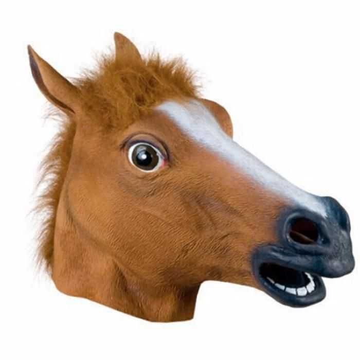 Masca cap de Cal, Halloween, Craciun, An nou,  Petreceri