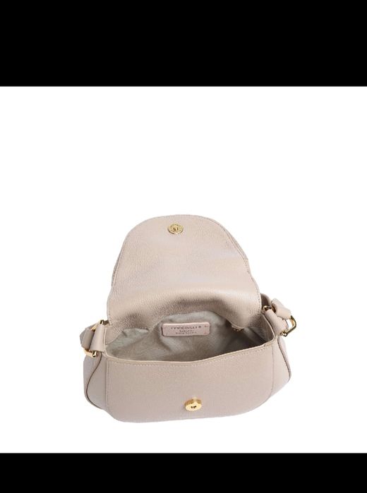 Geanta Coccinelle piele naturala Pink powder