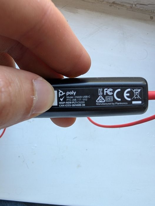 Căști profesionale Poly Blackwire C5220