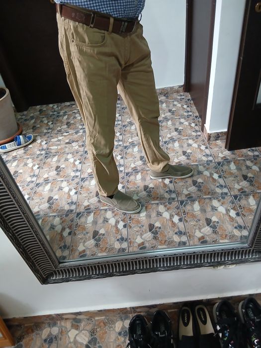 Pantaloni barbati denim subtire masura 32/34 stare perfecta