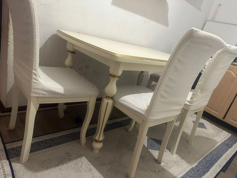 Доставка стол и 5 стулья