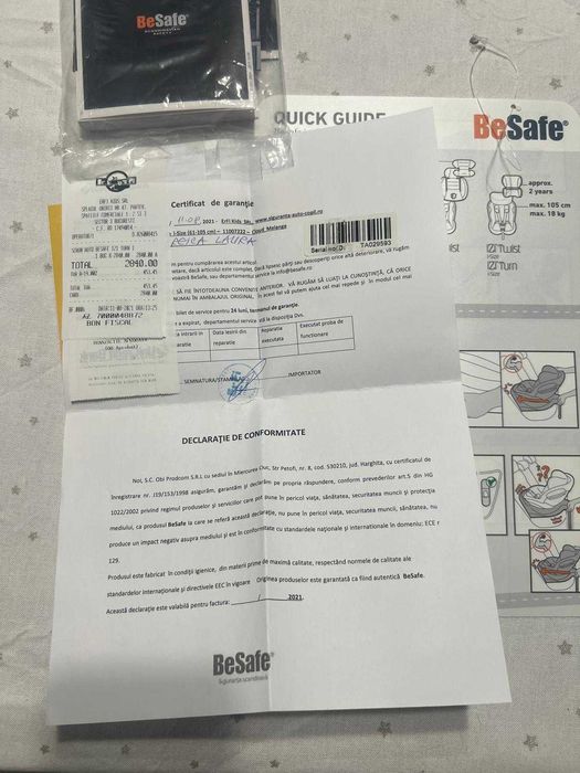 Scaun Auto Copil BeSafe IziTurn